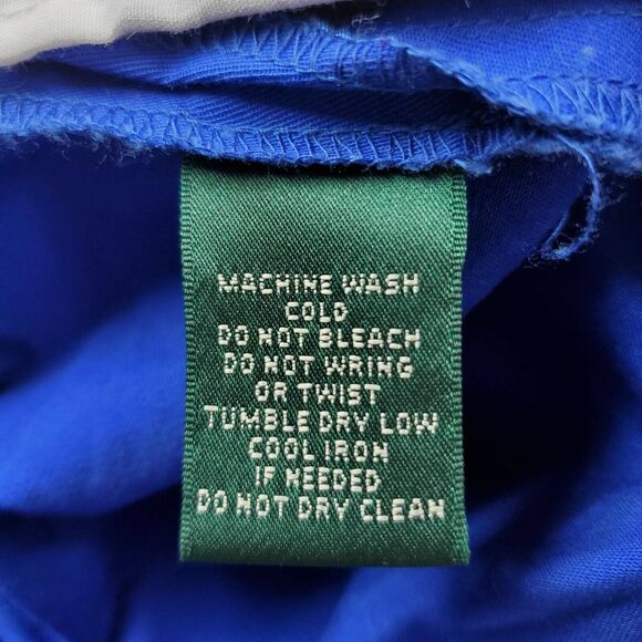 Lauren Ralph Lauren Womens Size 6 Active Crop Capri Pants Solid Blue Stretch - Picture 4 of 7